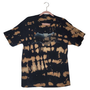 Batman Movie Marbled Bleached Design Tee